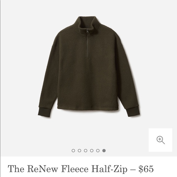 Everlane Sweaters - Everlane Renew Fleece Half Zip